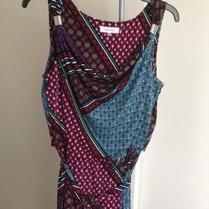 Abstract printed Maxi Dress